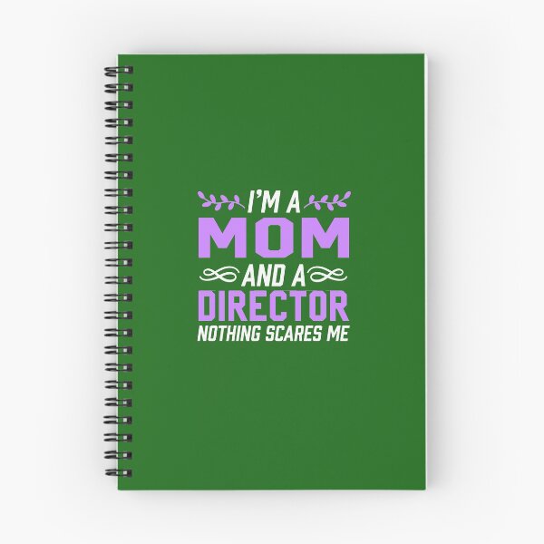 Item preview, I'm A Mom & Director Nothing Scares Me  designed and sold by AlwaysAwesome.