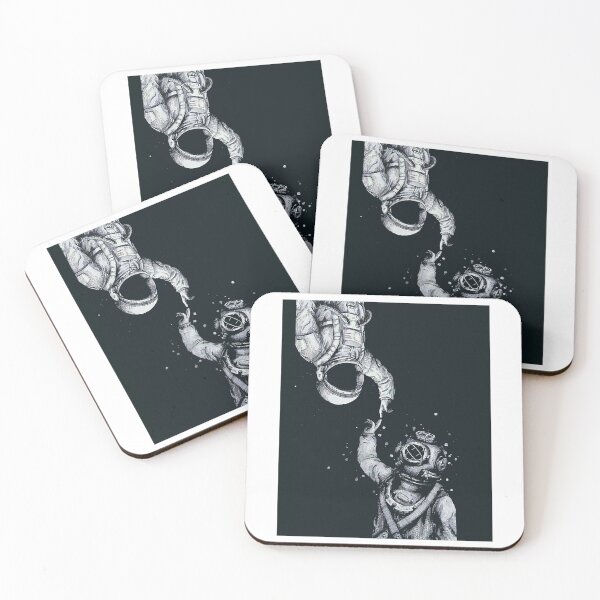 Item preview, Astronaut and Diver - Last Frontiers Graphic designed and sold by meggyroarsCo.