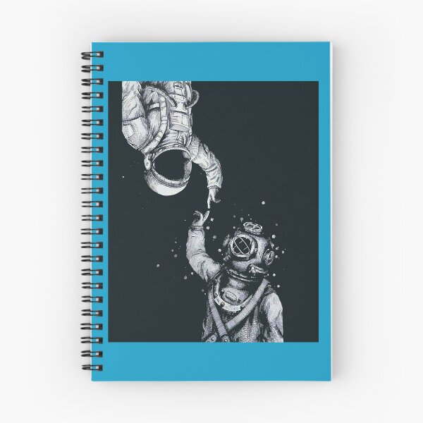 Item preview, Astronaut and Diver - Last Frontiers Graphic designed and sold by meggyroarsCo.