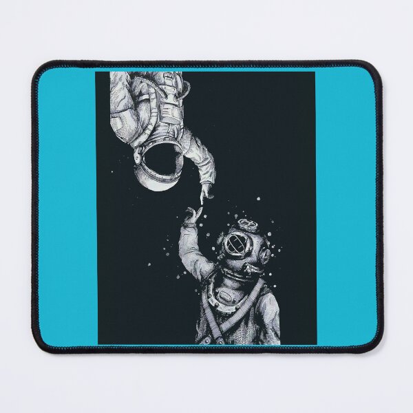 Item preview, Astronaut and Diver - Last Frontiers Graphic designed and sold by meggyroarsCo.