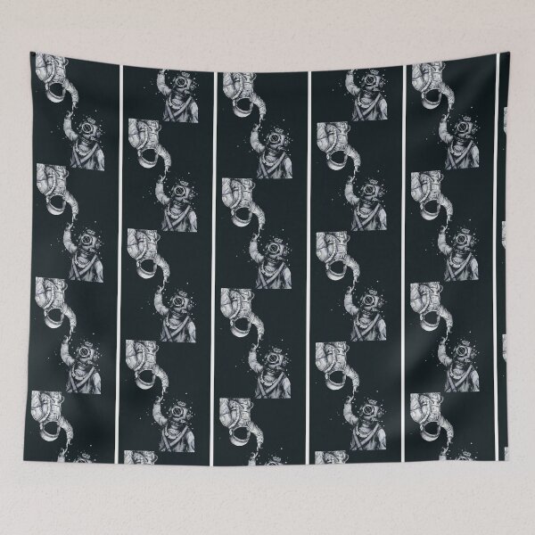 Item preview, Astronaut and Diver - Last Frontiers Graphic designed and sold by meggyroarsCo.