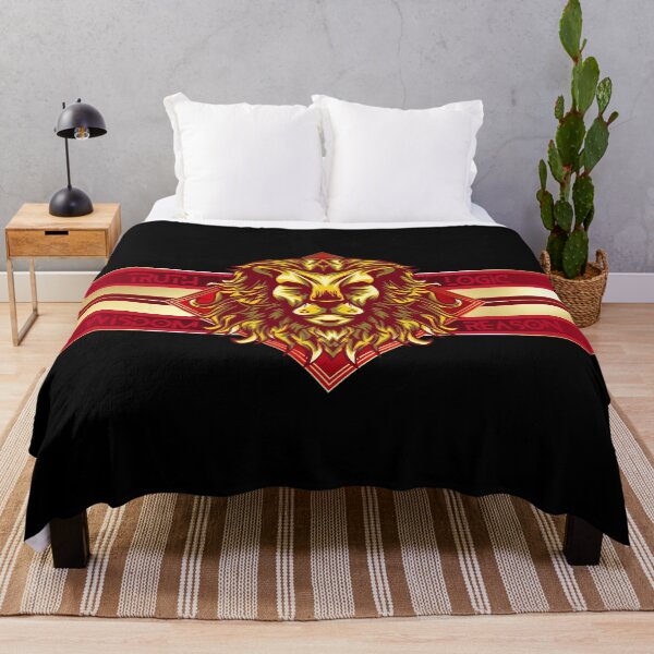 Item preview, Truth Logic Wisdom Reason Red GoldKing Lion designed and sold by Yiorgos Designs.