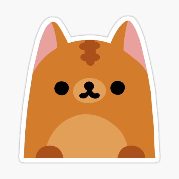 ginger cat Sticker