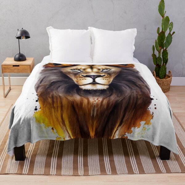 Item preview, golden and black lion portrait designed and sold by optimusprime39.