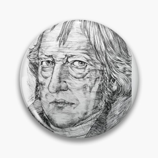 Item preview, HEGEL - black and white pencil portrait designed and sold by lautir.