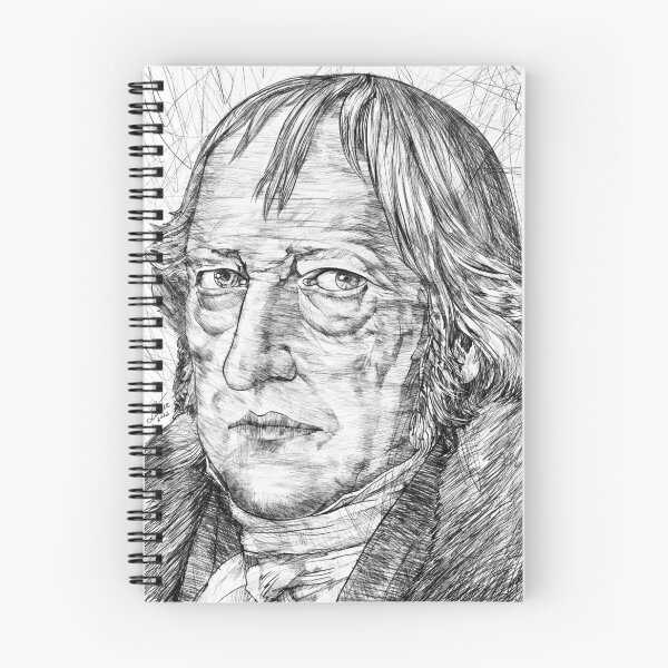 Item preview, HEGEL - black and white pencil portrait designed and sold by lautir.