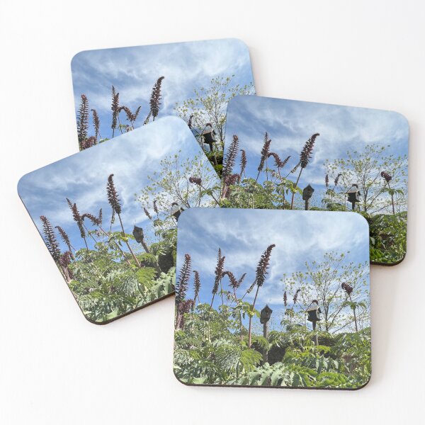 Item preview, Garden, Bird house, summer sky designed and sold by DebbieJoyArt.