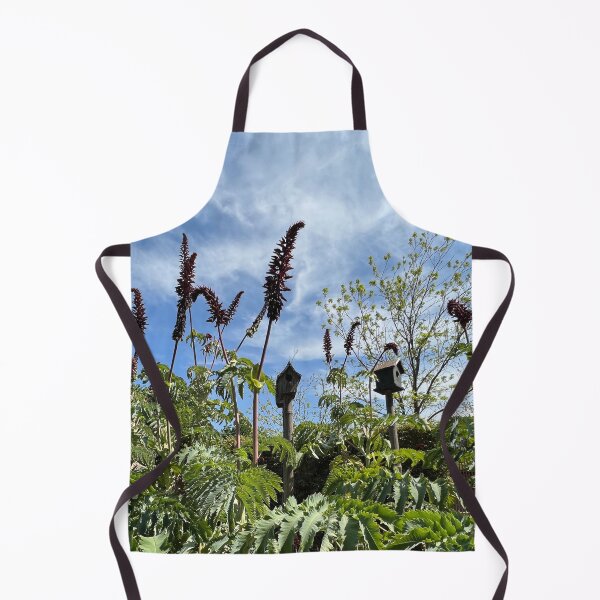 Item preview, Garden, Bird house, summer sky designed and sold by DebbieJoyArt.