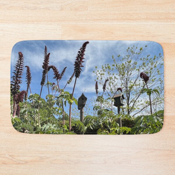 Item preview, Garden, Bird house, summer sky designed and sold by DebbieJoyArt.