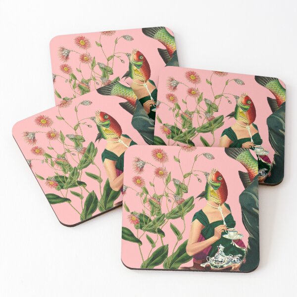 Item preview, fish soul mate pink #collage designed and sold by Snexus.