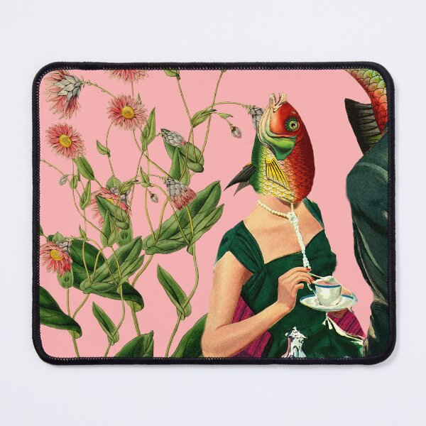 Item preview, fish soul mate pink #collage designed and sold by Snexus.