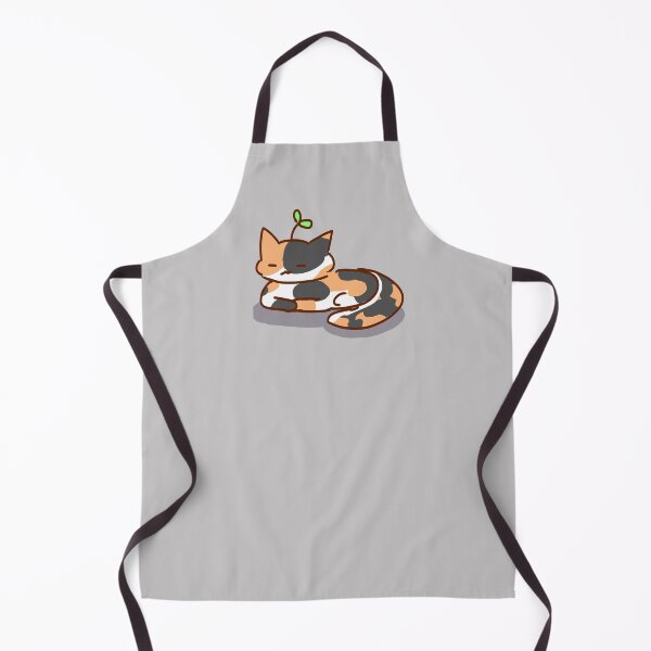 Item preview, cute calico cat with sprout on its head designed and sold by akariaikawa.