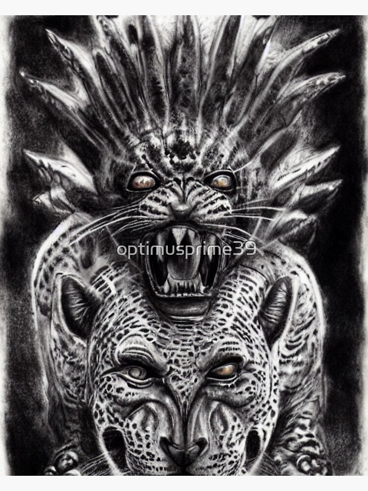 mayan black jaguar tattoo