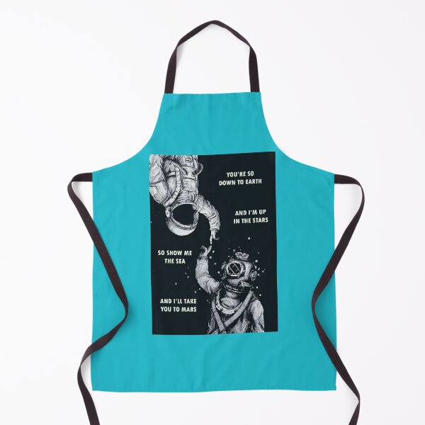 Item preview, Astronaut and Diver I_amp_x27m Up in The Stars Poster designed and sold by meggyroarsCo.