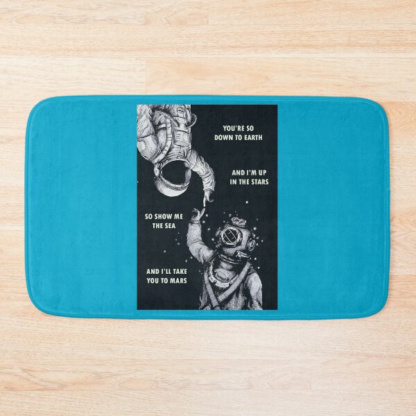 Item preview, Astronaut and Diver I_amp_x27m Up in The Stars Poster designed and sold by meggyroarsCo.