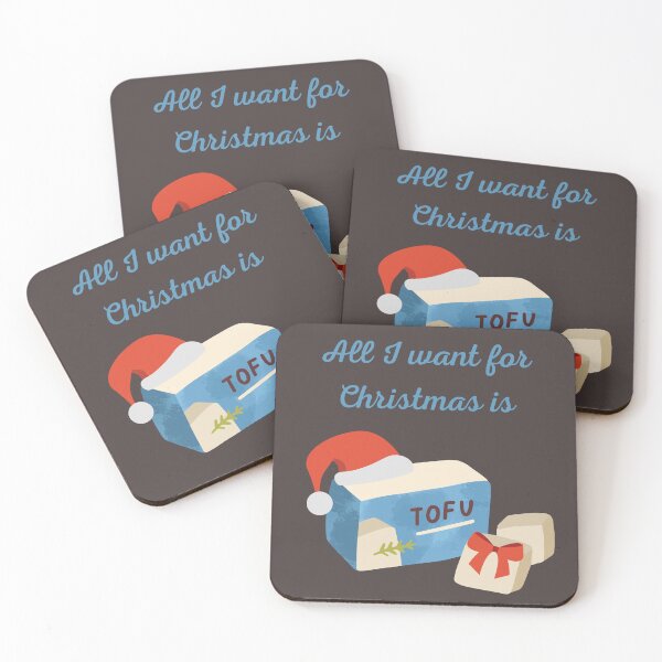 Item preview, All I want for Christmas is tofu / you designed and sold by GoodMoodFood.