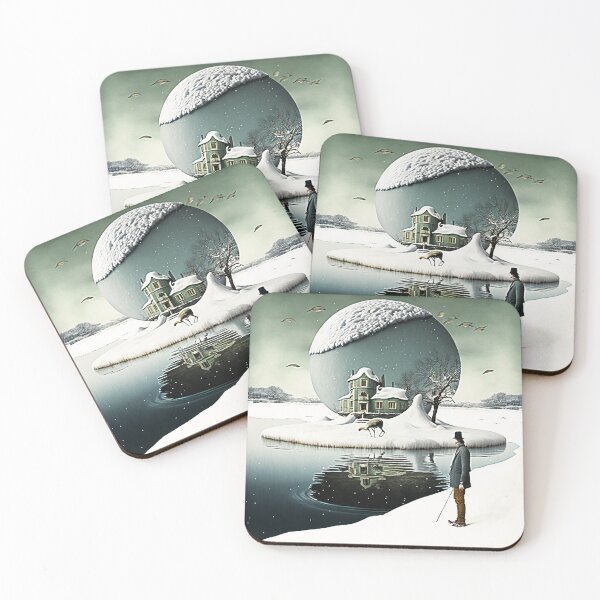 Item preview, SURREAL WINTER COLLAGE Mid journey Ai Art designed and sold by davidjulie.