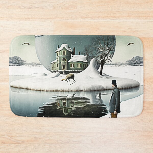 Item preview, SURREAL WINTER COLLAGE Mid journey Ai Art designed and sold by davidjulie.
