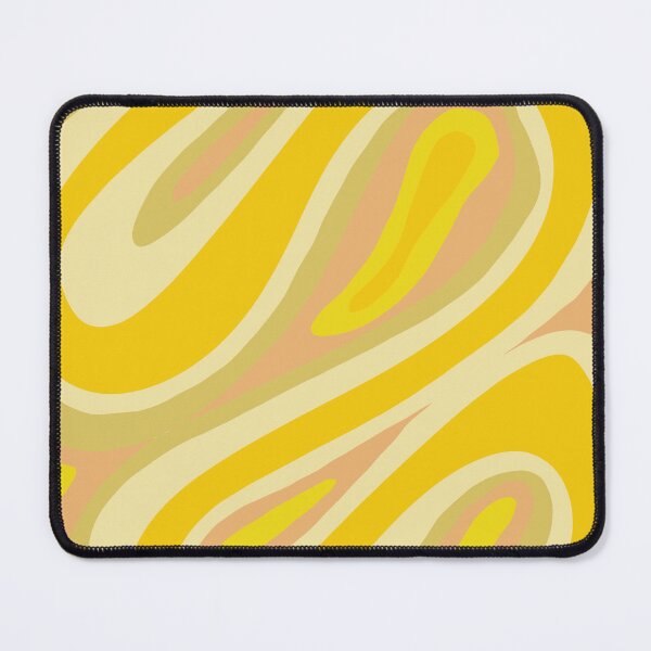 Item preview, RETRO ABSTRACT SWIRL PATTERN YELLOW COLOUR designed and sold by shivanigautam.