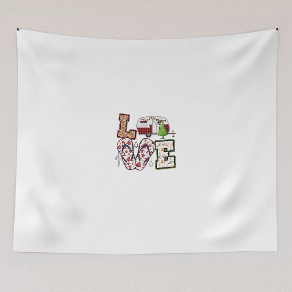 Item preview, Love Camping Christmas designed and sold by OrnamentallyYou.