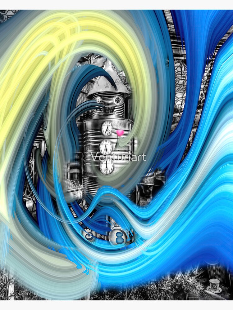 "Tin Man Gets a Heart" Sticker for Sale by Venturiart Redbubble