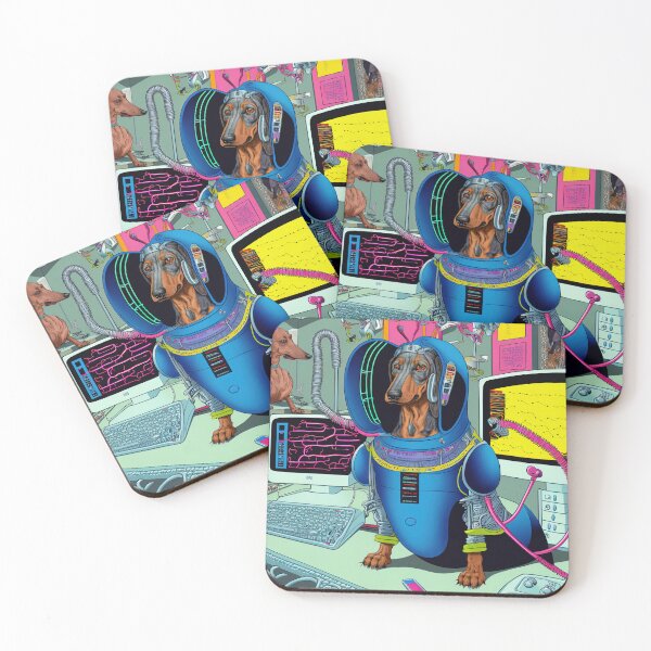 Item preview, Astronaut dachshund designed and sold by osssoconcept.