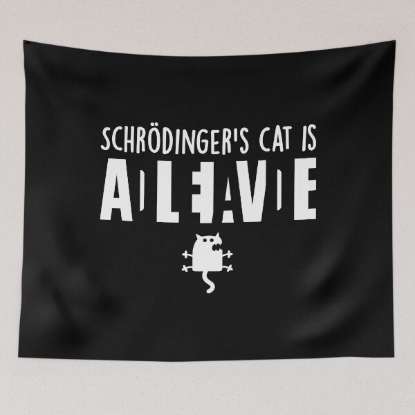 Item preview, Schrodinger's Cat designed and sold by TheGrooveShack.
