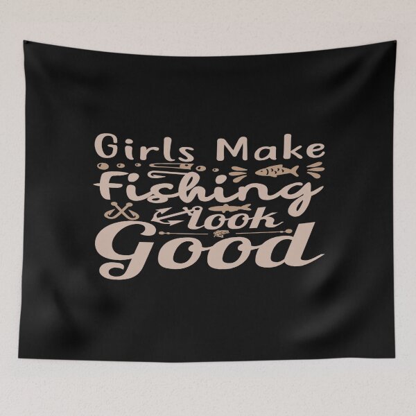 Item preview, Girl Makes Fishing Look Good designed and sold by phassystore.