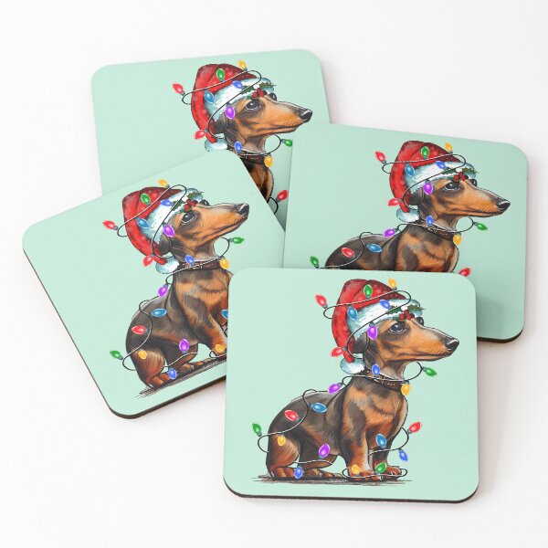 Item preview, Funny Christmas For Dog Lovers - Dachshund - Cute Christmas For Dog Lovers designed and sold by Mala Rock ⭐⭐⭐⭐⭐.