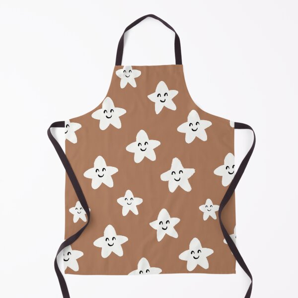 Item preview, Cute Stars pattern- brown and white designed and sold by IlustraDeni.
