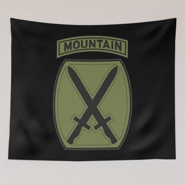 Item preview, 10th Mountain Division - O.D. Green Long Sleeve designed and sold by equabdashblanx.