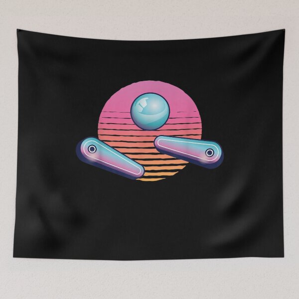 Item preview, Retro Vintage 80s Pinball Player, Pinball Lovers Gift  designed and sold by ThePatternArt  ⭐⭐⭐⭐⭐.