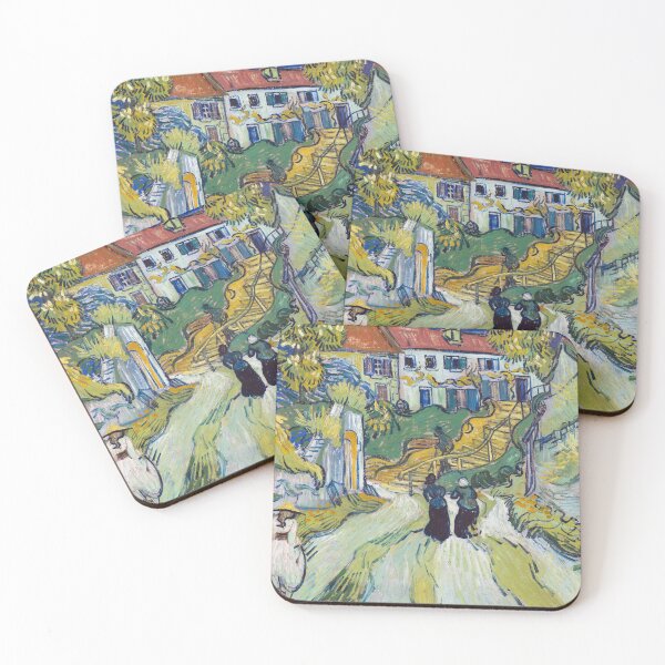 Item preview, Vincent van Gogh's Stairway at Auvers (1890) famous landscape painting. designed and sold by hottest-tees.