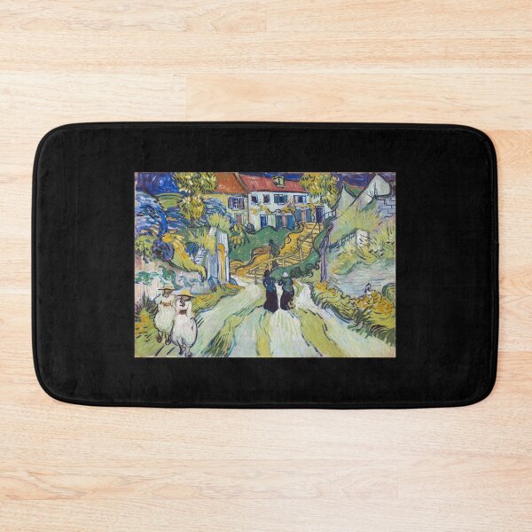 Item preview, Vincent van Gogh's Stairway at Auvers (1890) famous landscape painting. designed and sold by hottest-tees.