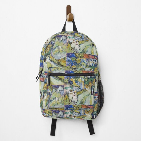 Item preview, Vincent van Gogh's Stairway at Auvers (1890) famous landscape painting. designed and sold by hottest-tees.