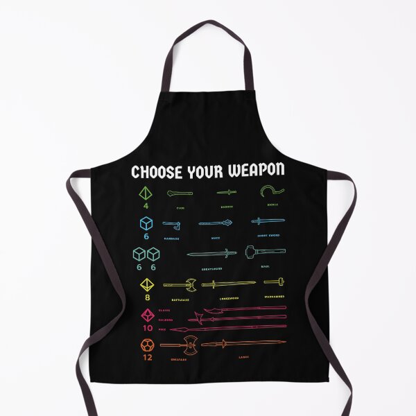 Item preview, Choose your weapon, roleplayer! designed and sold by ShirtBricks.