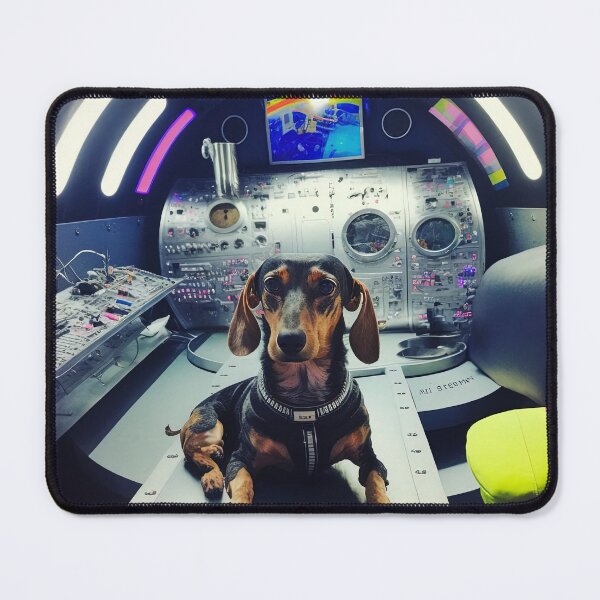Item preview, Astronaut dachshund designed and sold by osssoconcept.