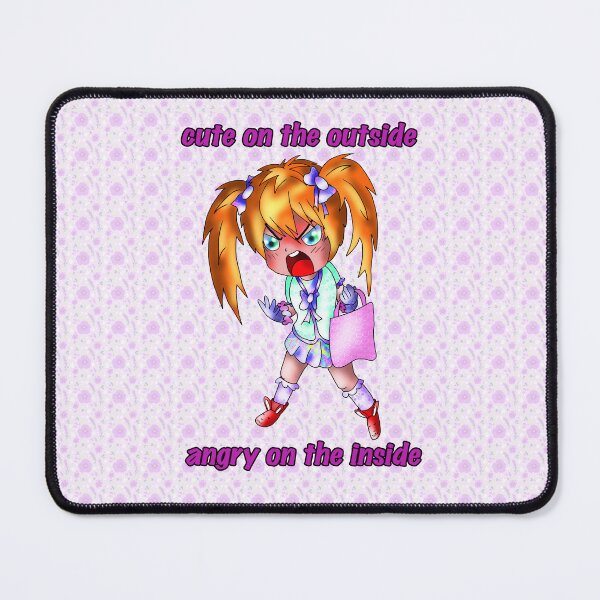 Item preview, cute angry girl designed and sold by BeingNow.