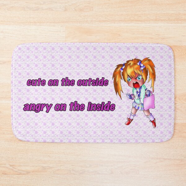 Item preview, cute angry girl  designed and sold by BeingNow.
