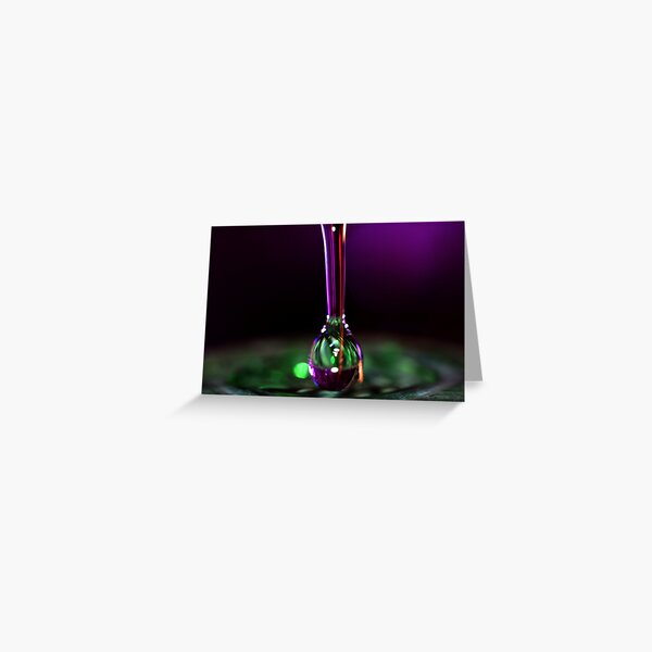 Liquid Sculpture Greeting Card