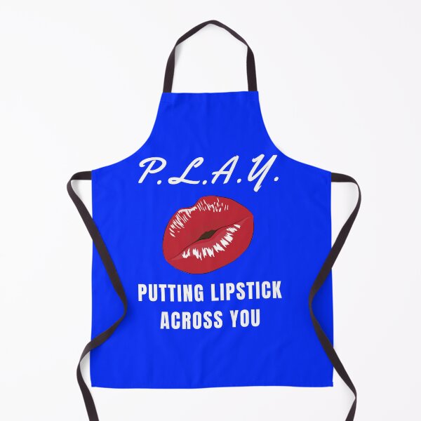 Item preview, Alluring Romantic Kissing Lips Acronym For PLAY | Putting Lipstick Across You (Blue) | Acronym designed and sold by ACRONYMSONLY.