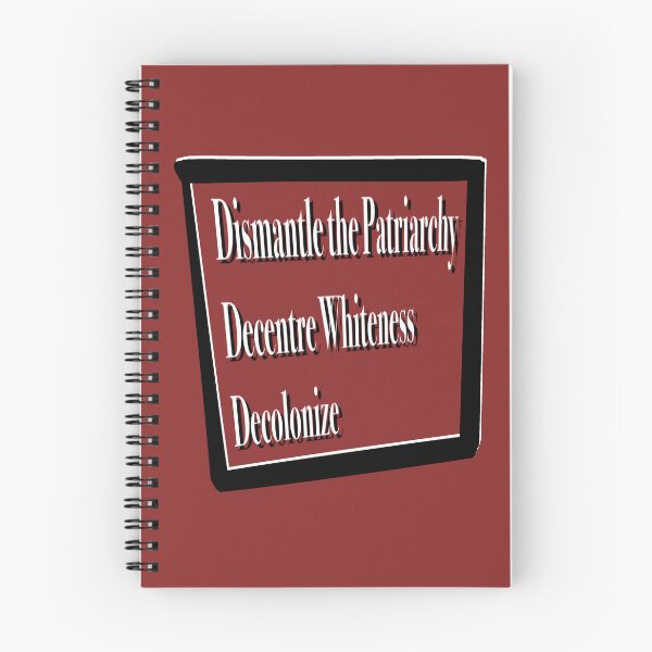 Item preview, Dismantle Patriarchy Decentre Whiteness Decolonize White Text - Activist Sign designed and sold by jolabrese.