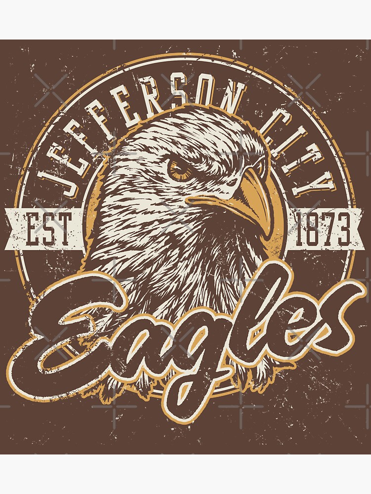"Vintage Eagles" Sticker for Sale by potchidesigns Redbubble