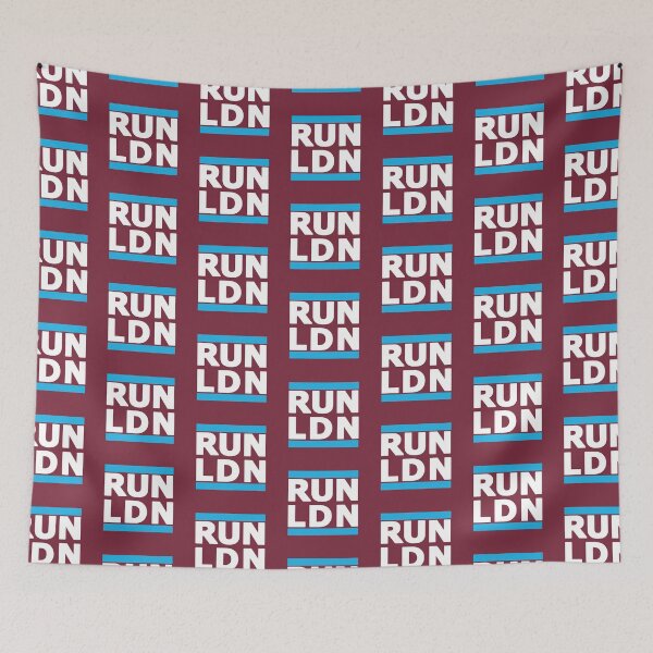 Item preview, Run LDN Sky blue & white designed and sold by Rag-Dog.