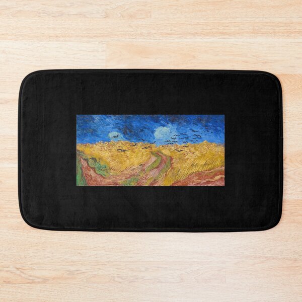Item preview, Vincent van Gogh's Wheatfield with Crows (1890) famous landscape painting. designed and sold by hottest-tees.