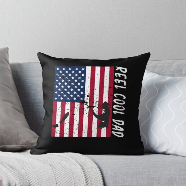 Item preview, vintage usa flag fathers day fishing reel cool designed and sold by esbaysbai.