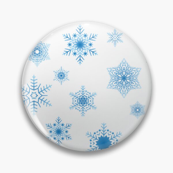Item preview, Snowflakes - Winter blue - pattern designed and sold by WietskeWelten.
