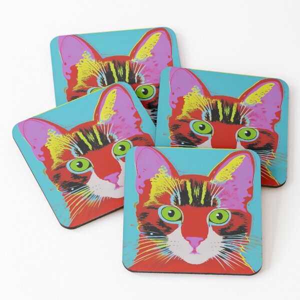 Item preview, Pop-Art Colorful Ginger Cat designed and sold by Alex-JuJu.