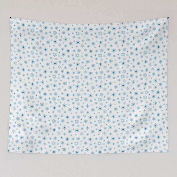 Item preview, Snowflakes - Winter blue - pattern designed and sold by WietskeWelten.