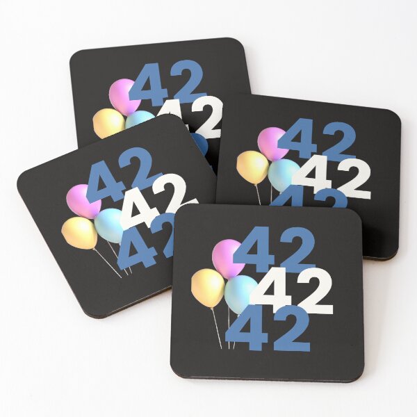 Item preview, 42 YEARS AWESOME designed and sold by starfishstuff.
